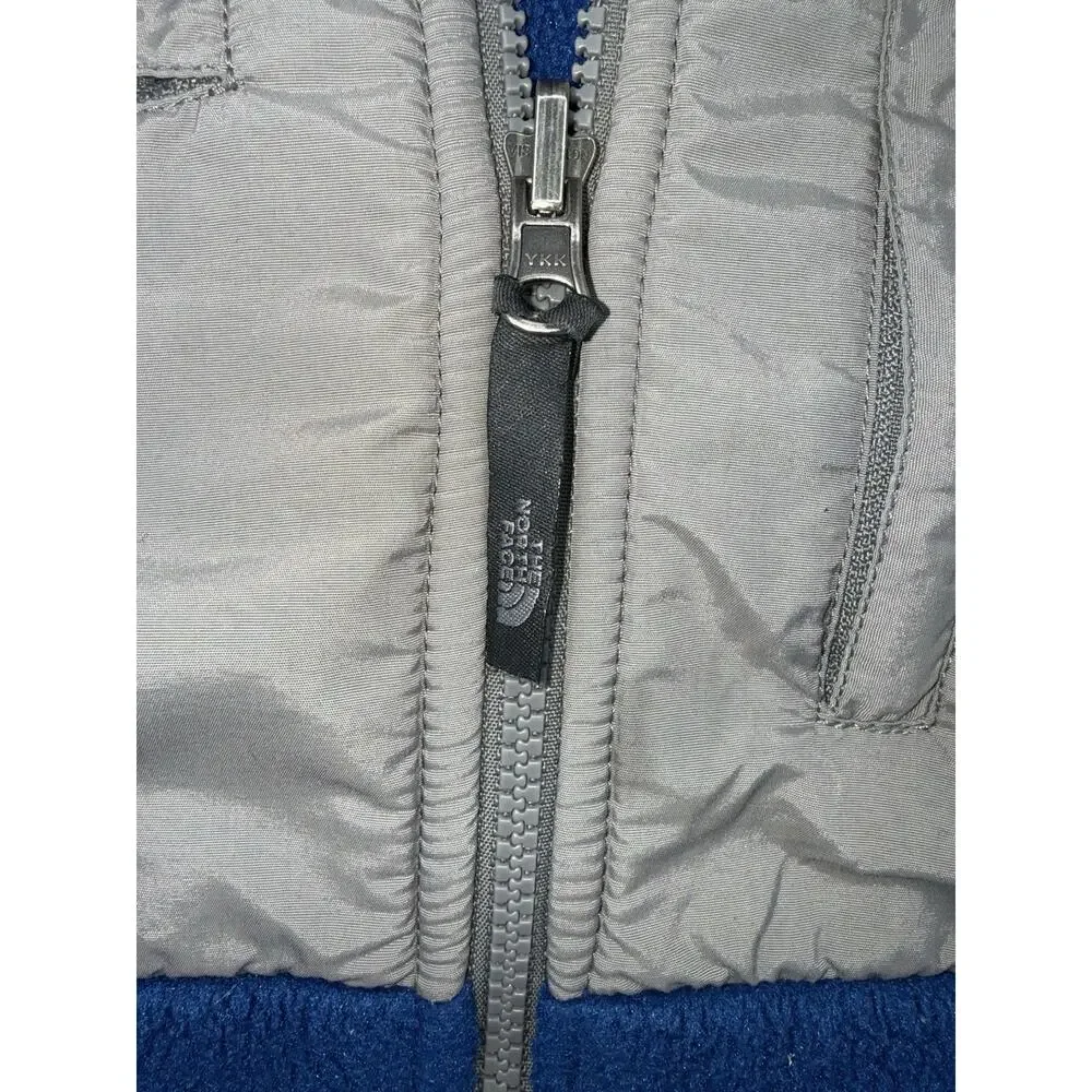 The North Face Denali Polartec Fleece Jacket Vented A193 Grey Blue Men's Small
